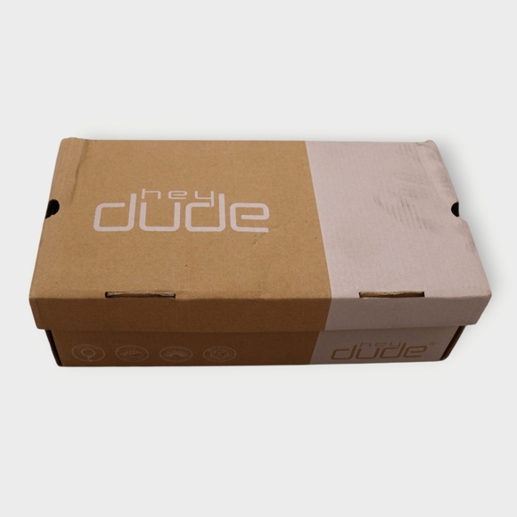 NWT! Hey Dude Wendy Chambray Woven Onyx Size US 9 New With Box - Picture 7 of 8